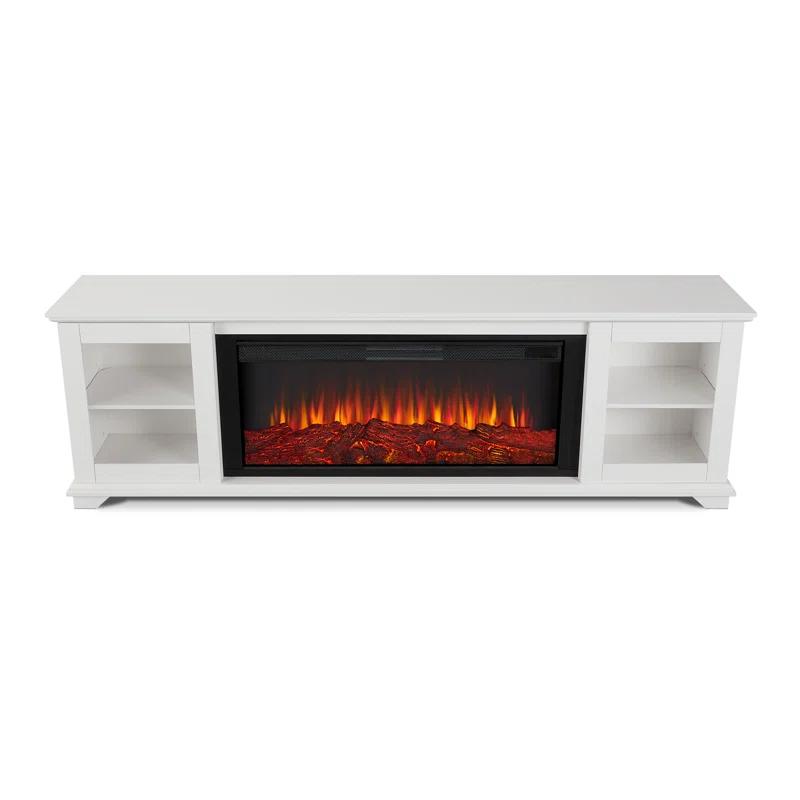Real Flame Benjamin 81" Landscape TV Stand with Electric Fireplace by Real Flame