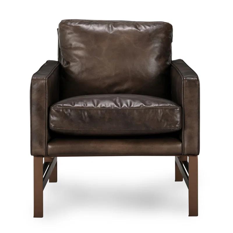 Classic Home Chad Leather Armchair & Reviews | Wayfair