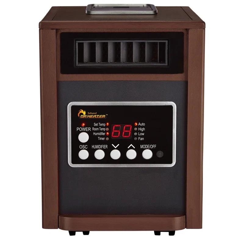 Dr. Infrared Heater DR. INFRARED HEATER DR-998W 1500W, Advanced Humidifier and Oscillation Fan and Remote Control, Dual Heating System