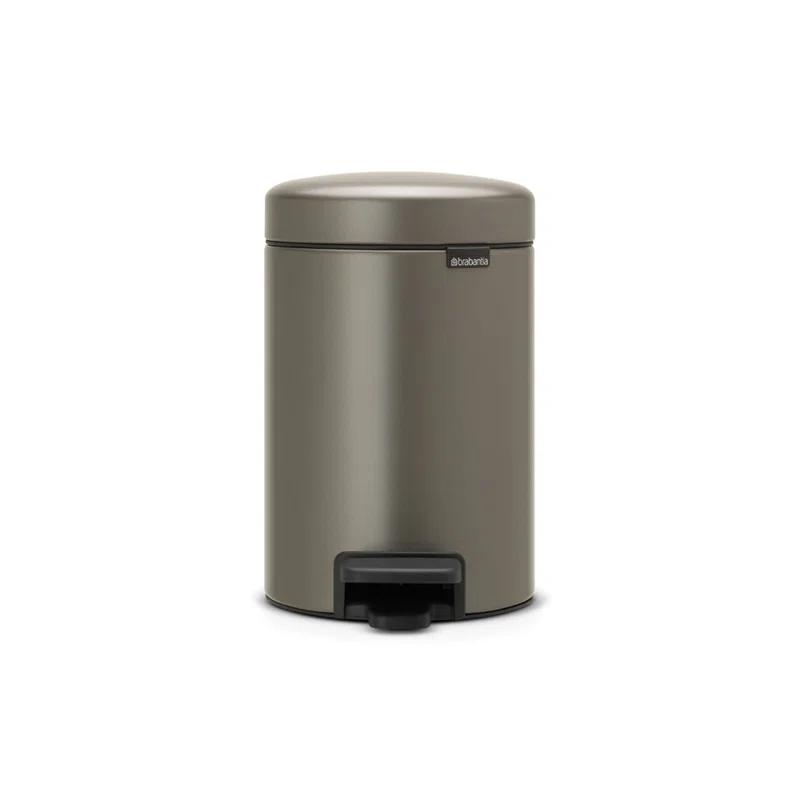 Brabantia Newicon Step On Trash Can, 5.3 Gallon (20 Liter)