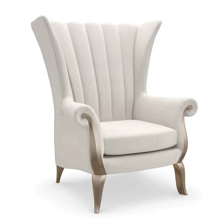 Caracole Compositions Valentina Upholstered Wingback Chair