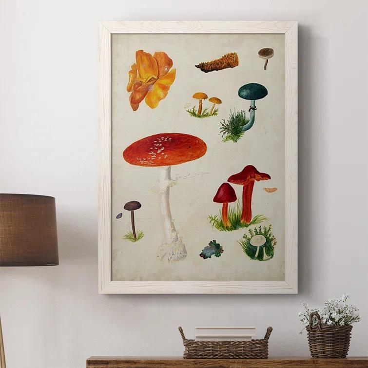 Wexford Home Mushroom Species VIII " Mushroom Species VIII " Painting Print