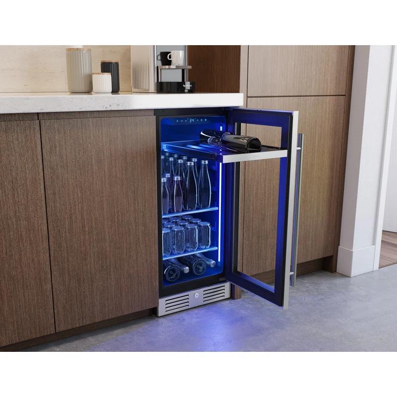 Zephyr Zephyr Presrv 15" 4-Bottle and 64-Can Single Zone Beverage Cooler