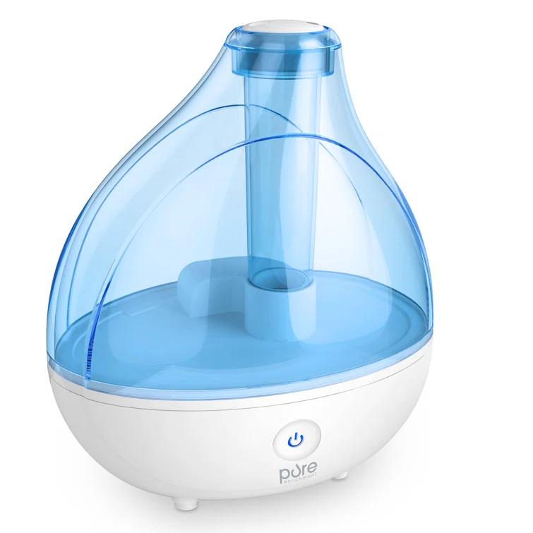 Pure Enrichment Pure Enrichment 0.4 Gallons Cool Mist Ultrasonic Tabletop Humidifier for 250 Cubic Feet