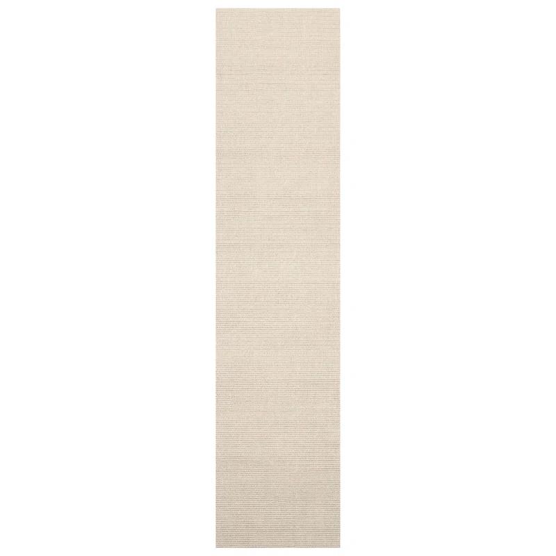 Beige Hand-Tufted Textured New Zealand Wool Oriental Rug Multi Sizes