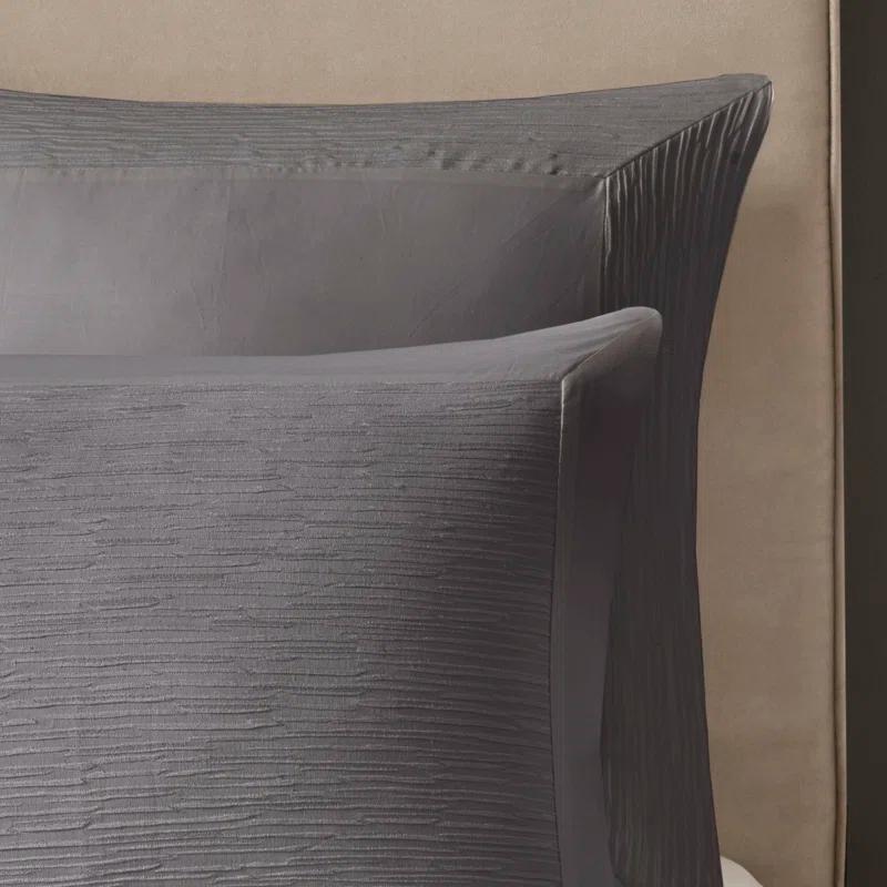 N Natori N Natori Hanae Cotton Blend Yarn Dyed Comforter Set