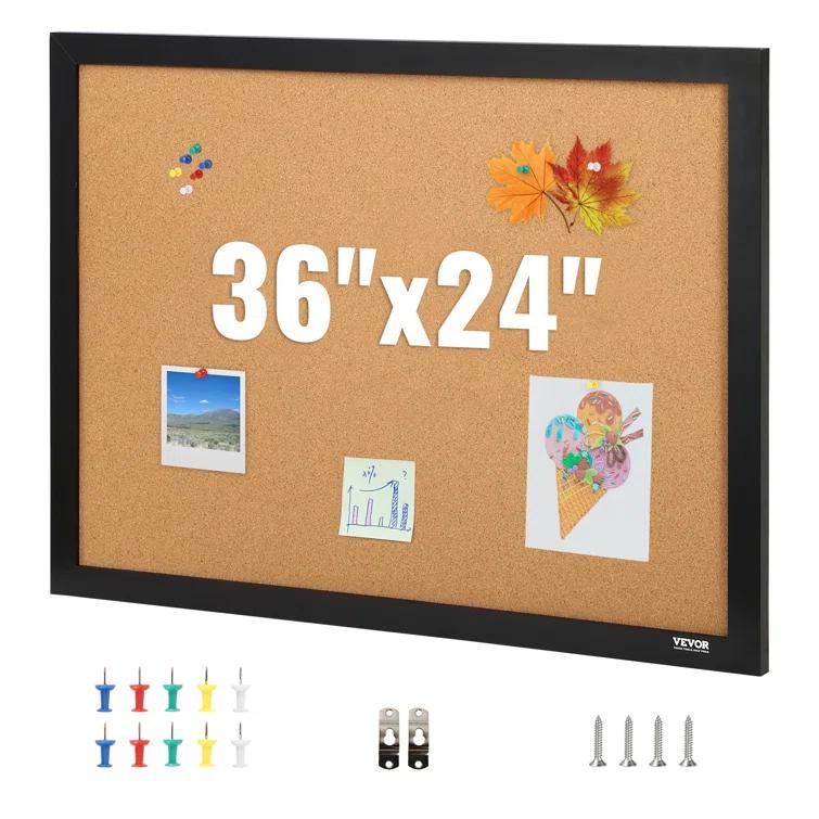 VEVOR Wall Cork Bulletin Board