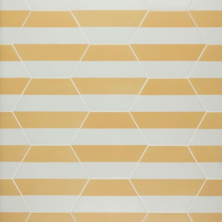 Porto Capri Hex 9" x 10" Porcelain Patterned Look Wall & Floor Tile