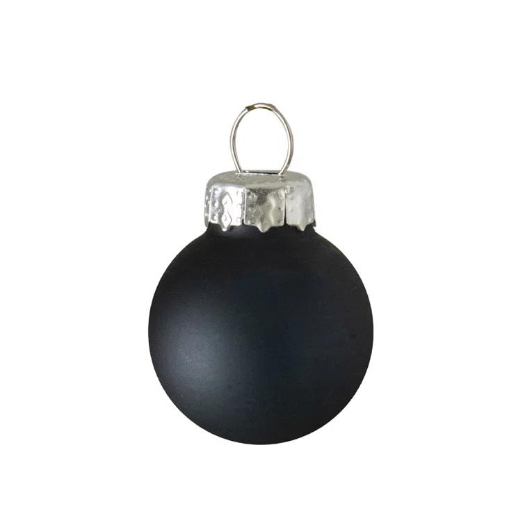 Glass Christmas Ball Ornament (Set of 9)