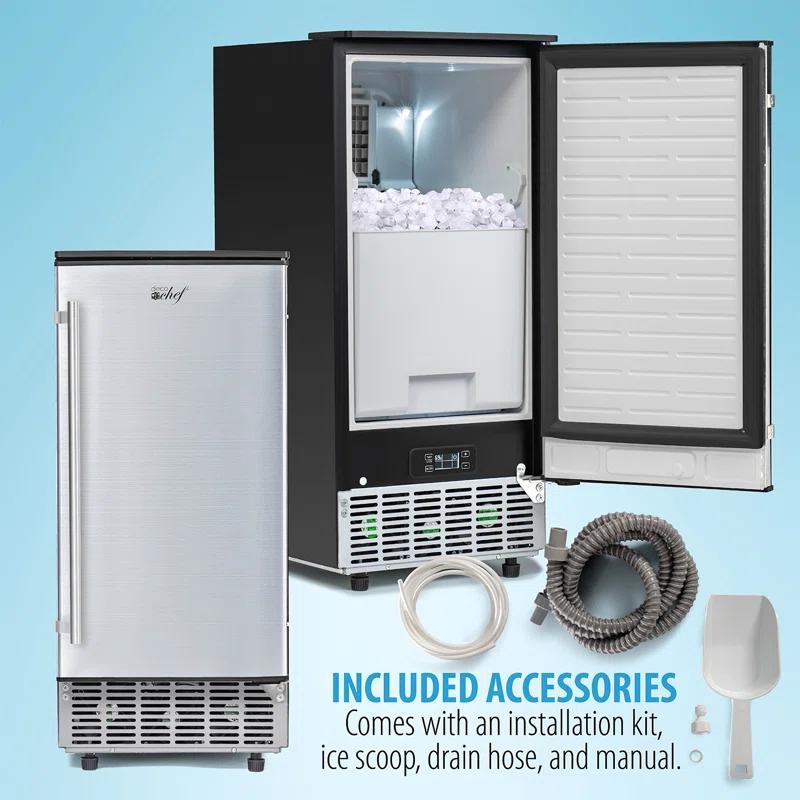 Deco Chef Deco Chef 80 lb. Daily Production Cube Ice Built-In Ice Maker