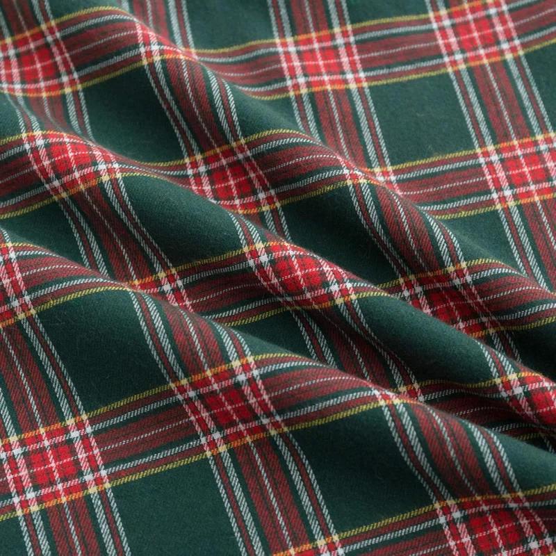 Textiles Hub Pack Of 2 Christmas Plaid Decorative Throw Pillow Covers Scottish Tartan Cushion Case For Farmhouse Home Holiday Decor