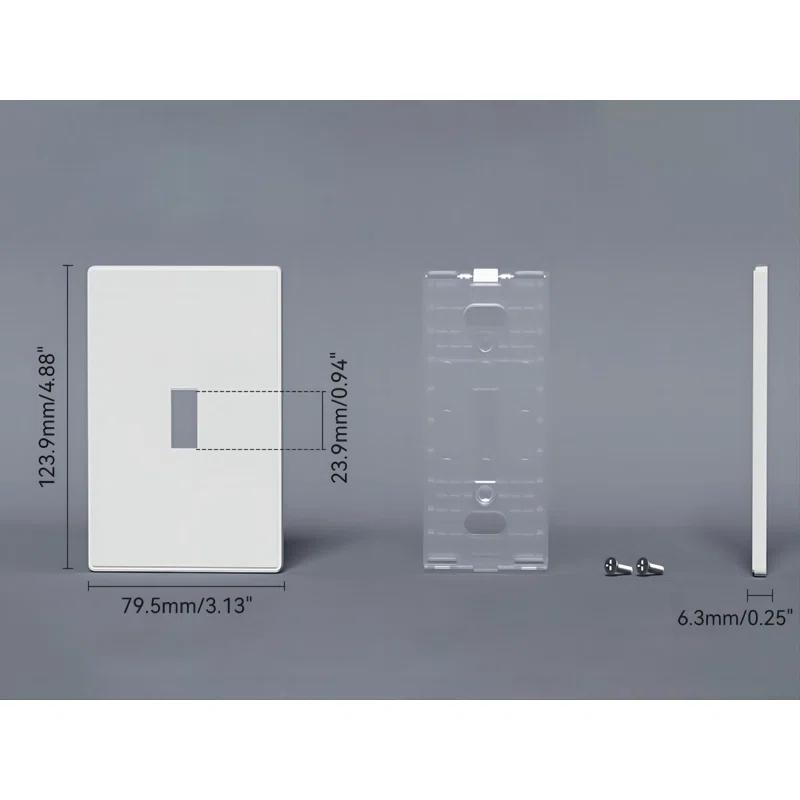 ELEGRP No Subject 1 - Gang Toggle Light Switch Wall Plate (Set of 10)