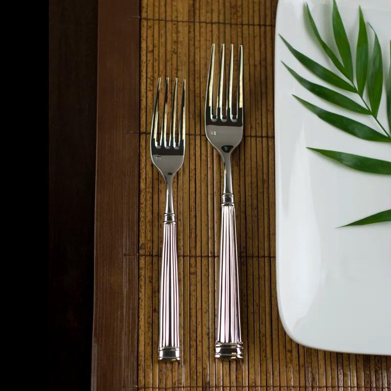 Doria 5 Piece 18/10 Stainless Steel Flatware Set, Service for 1