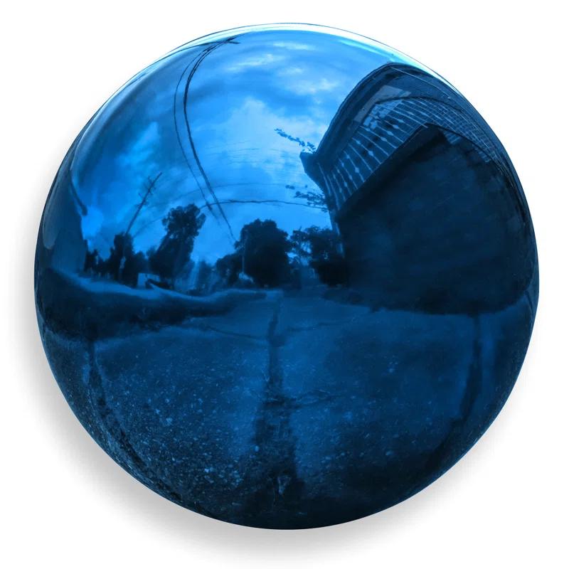 The Holiday Aisle® Champlain Metal Abstract Gazing Ball