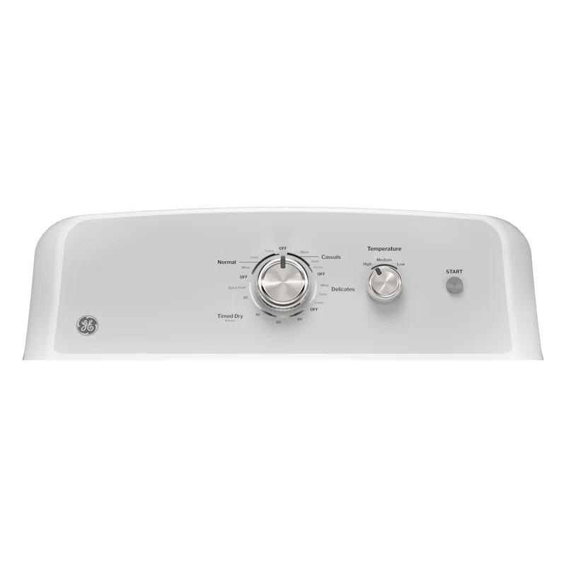 GE Appliances GE 7.2 Cu Ft Capacity Electric Dryer With Up To 120 Ft Venting​ And Reversible Door​