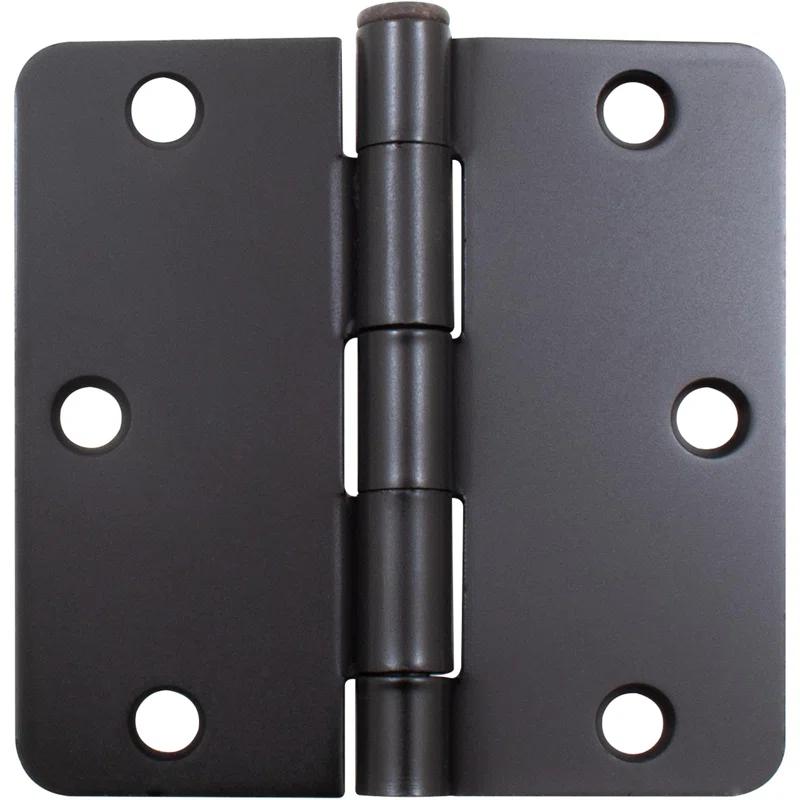 Stone Harbor Hardware 3-1/2" Door Hinges, 1/4" Radius Corner (Set of 2)