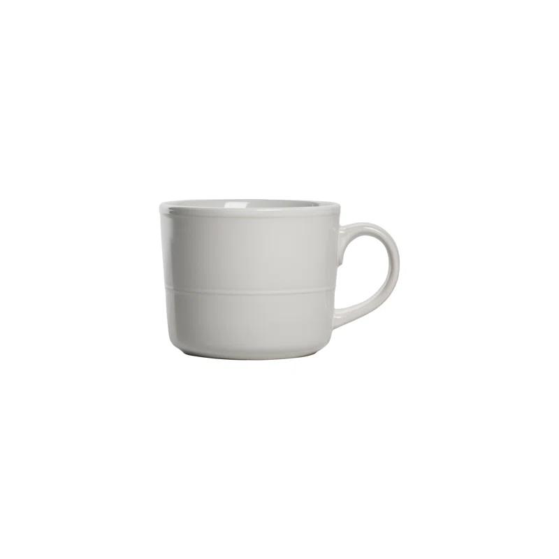 Ten Strawberry Street Double Line 3.75"/12 Oz Mug, Set Of 6 (Set of 6)