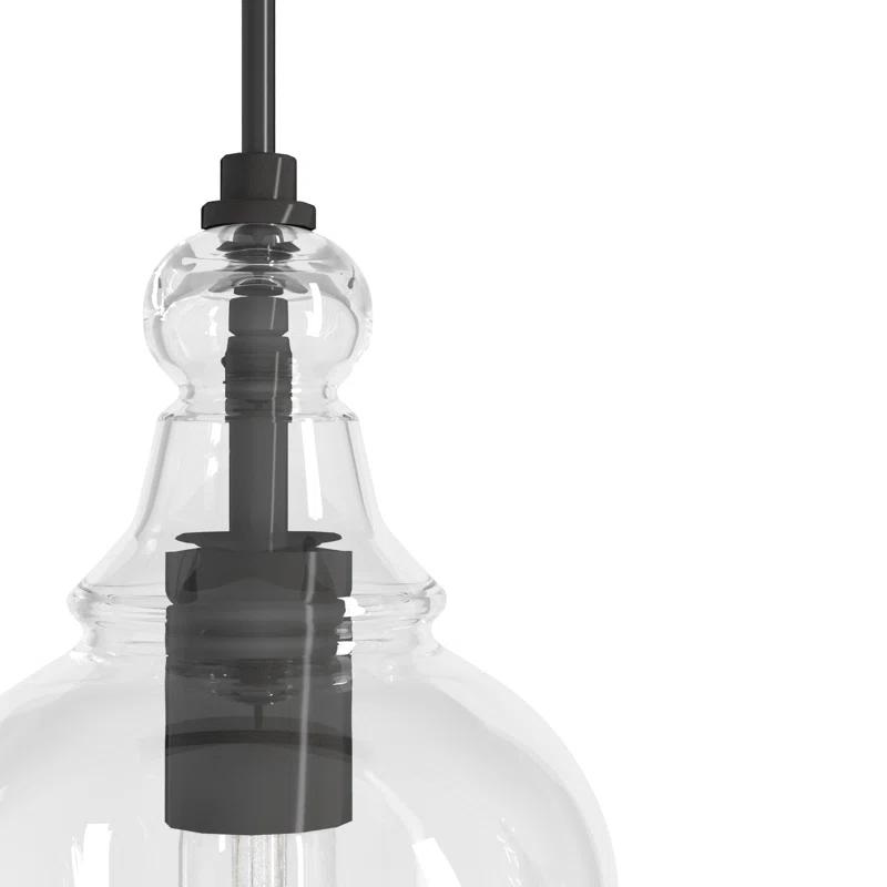 Hunter Fan Maple Park 3 Light Linear Bell Pendant