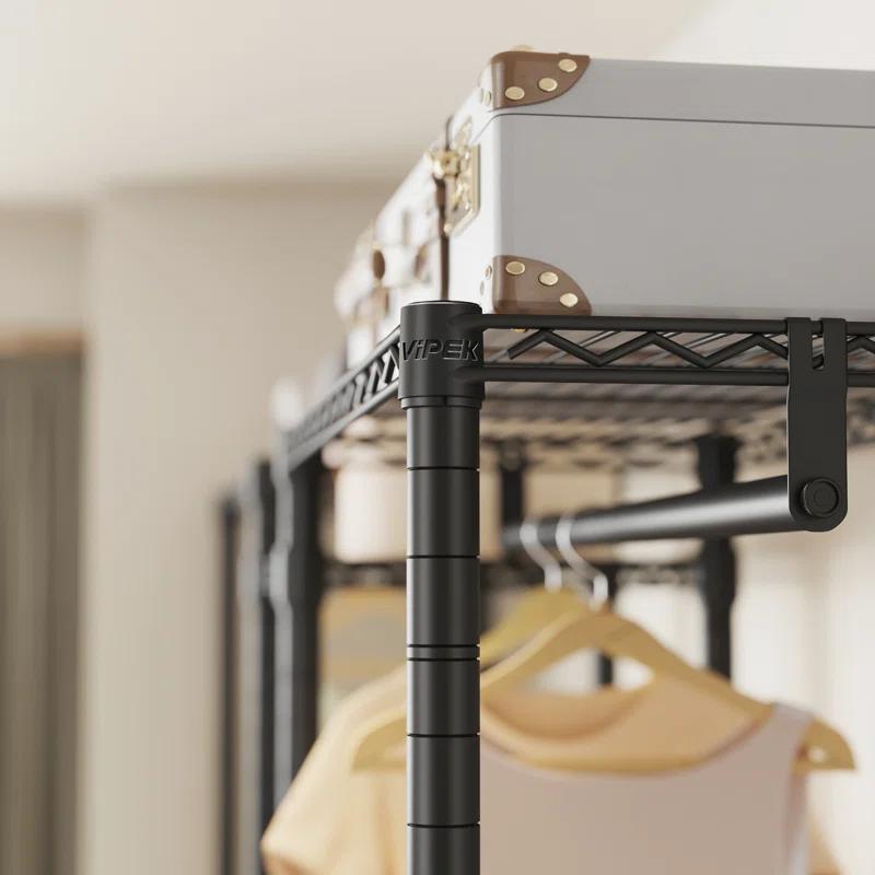 89.8'' Metal Freestanding Garment Rack