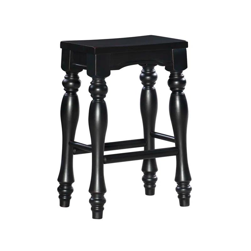 Clemente Counter Stool with Solid Wood Frame