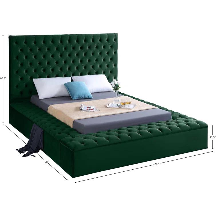 Everly Quinn Johnnay Upholstered Platform Storage Bed