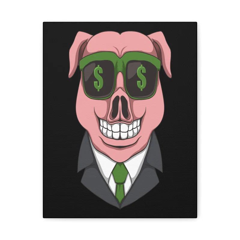 Trinx Stock Market Art Greed is Good for Traders Money Quote Motivation Wall Art