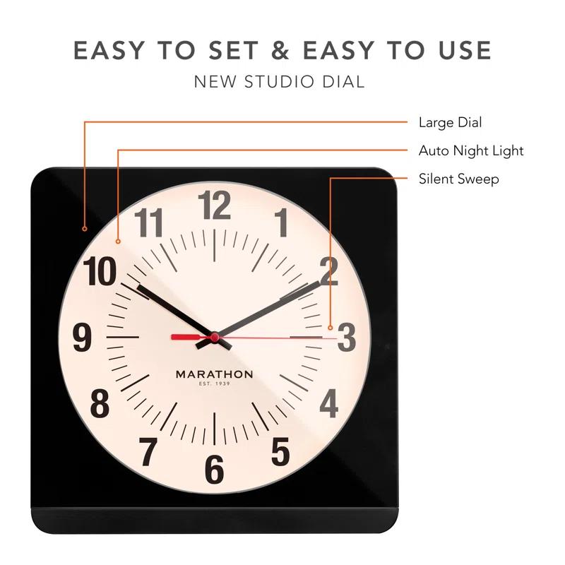 Marathon Watch Company Wall Clock