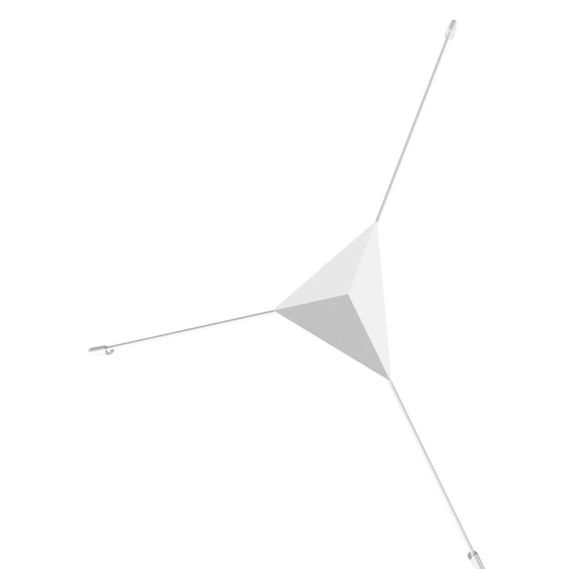 Abstract LED Flush Mounted Sconce