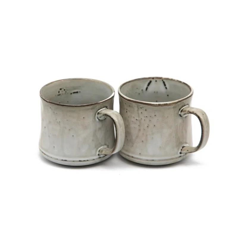 kook Kook 20 Oz. Glazed Coffee Mugs (Set of 2)