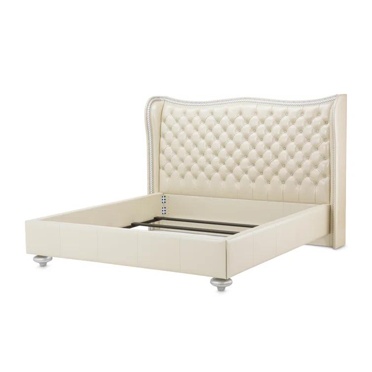 Michael Amini Hollywood Swank Upholstered Standard Bed