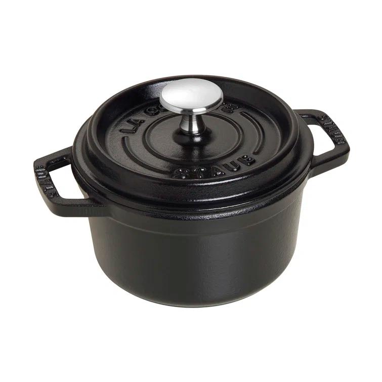 Staub ® 5.5-Qt Matte Black Cocotte