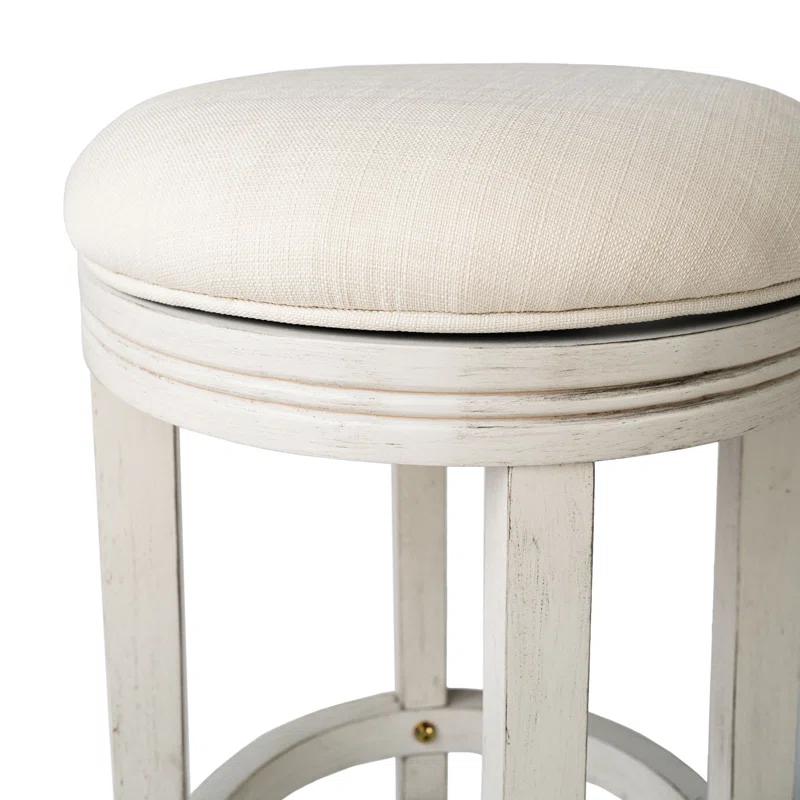 Maven Lane Maven Lane Eva Stool with Fabric Upholstery
