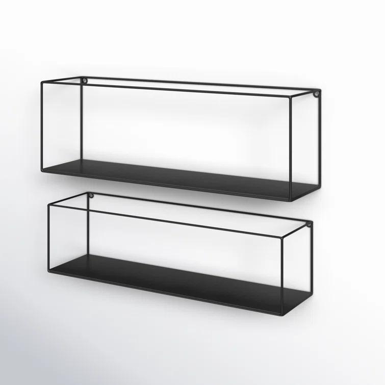 Corrigan Studio® Saliyah 2 Piece Metal Accent Shelf