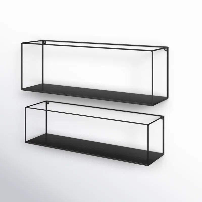 Corrigan Studio® Saliyah 2 Piece Metal Accent Shelf