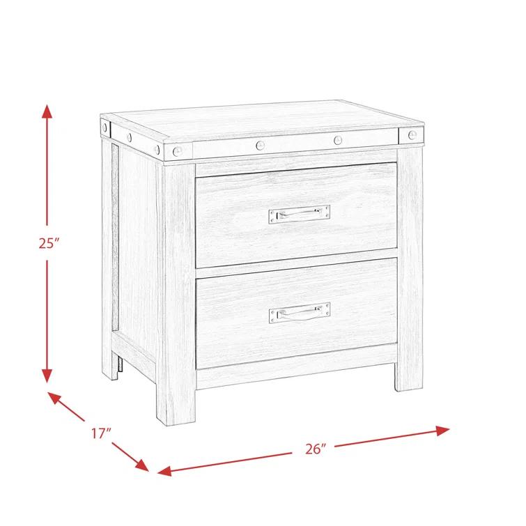 Sand & Stable™ Serena 26'' W Nightstand