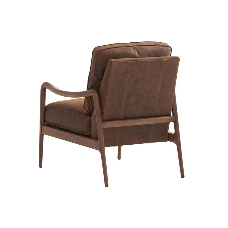 Barclay Butera Leblanc Faux Leather Armchair