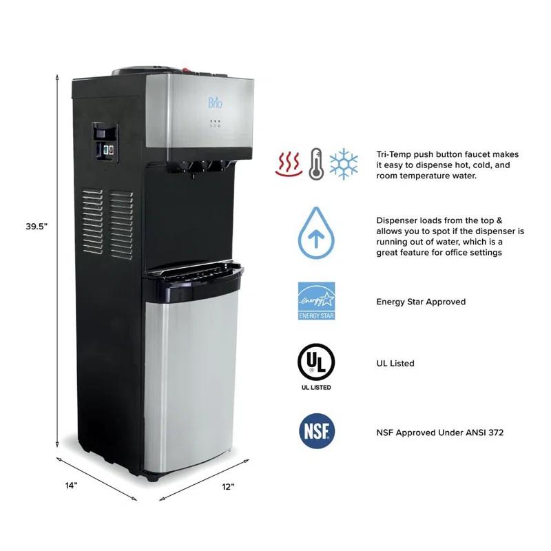 Brio Free Standing Top Loading Electric Water Dispenser