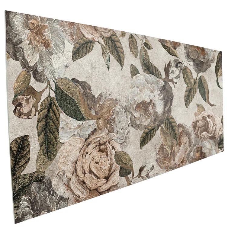 Merola Tile Parete Fiori 24" x 47" Porcelain Natural / Floral Wall & Floor Tile