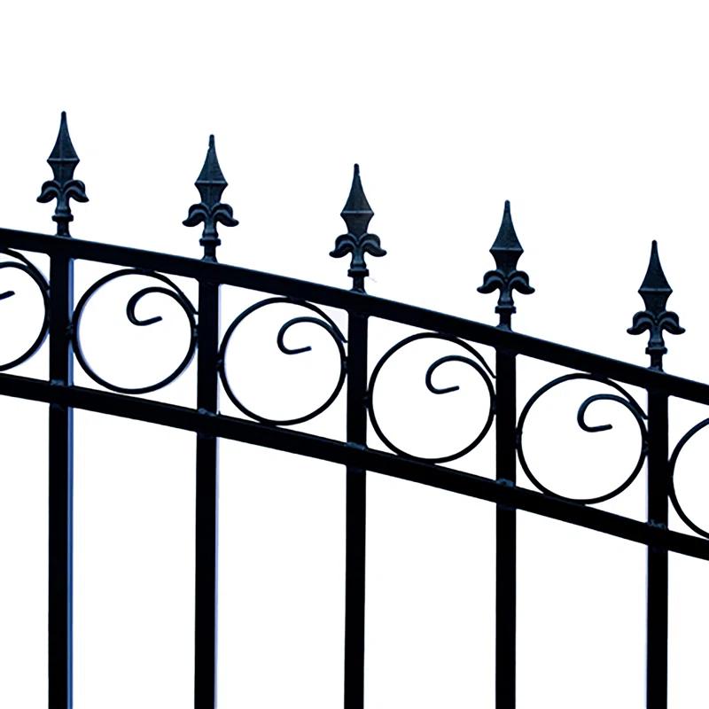 ALEKO Steel Single Swing Driveway Gate - LONDON Style
