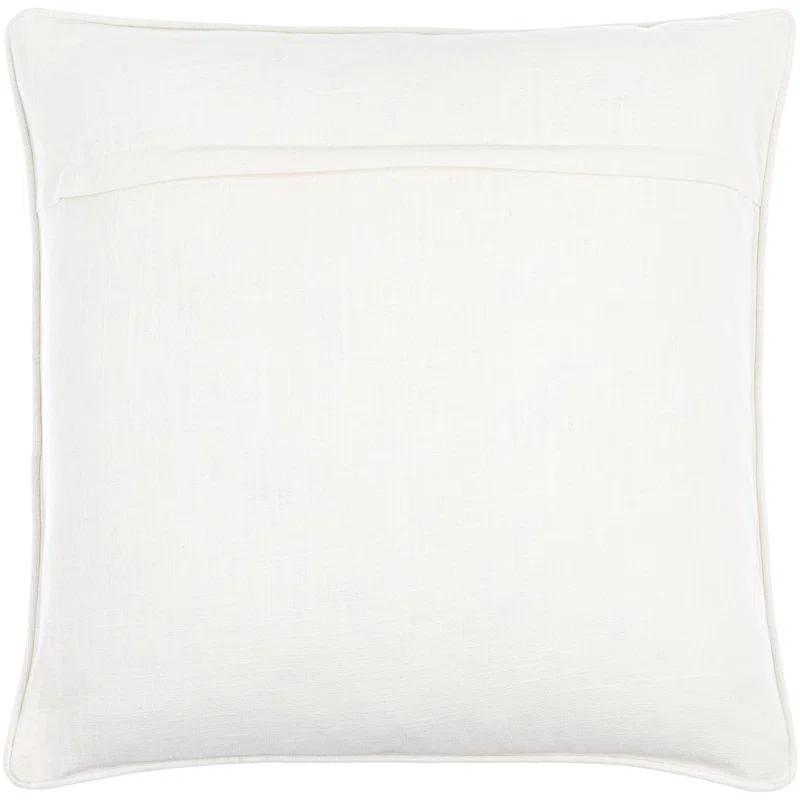 Painterly Florals Floral Cotton Throw Pillow