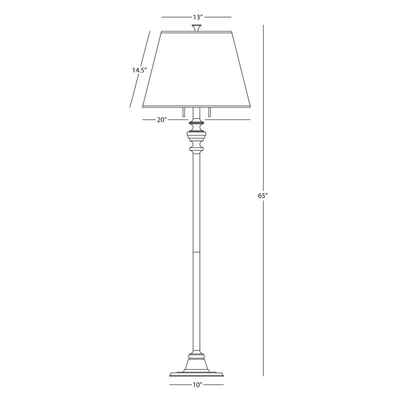 Robert Abbey Arthur 65'' Traditional Floor Lamp