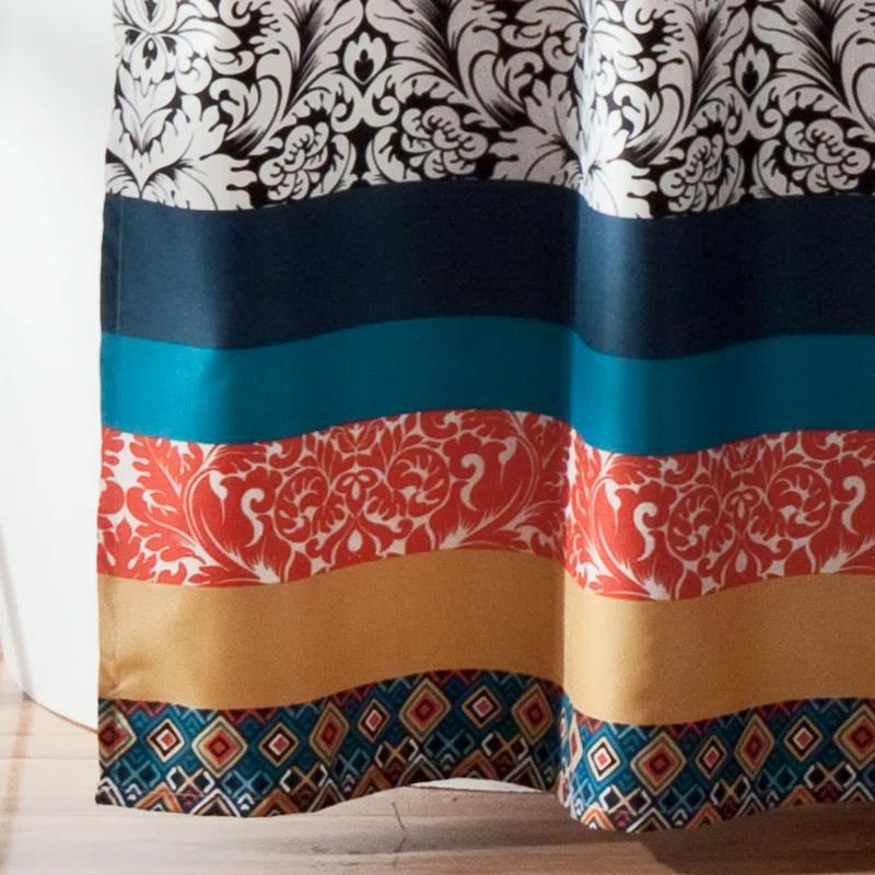 Lush Decor Boho Stripe Striped Shower Curtain