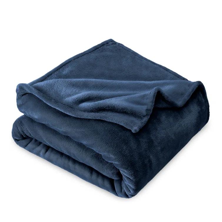 Bare Home Bare Home Microplush Fleece Blanket - Fuzzy, Warm, Bed/Throw Blanket