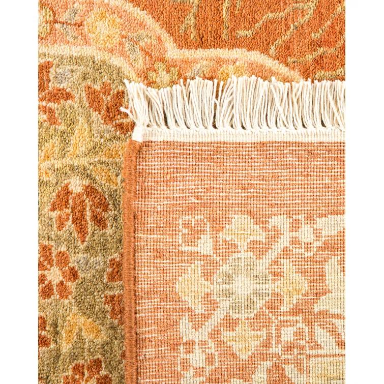 Solo Rugs Classic One-of-a-Kind Traditional Hand-Knotted Brown Area Rug 8'3" x 10'2" & Reviews | Perigold