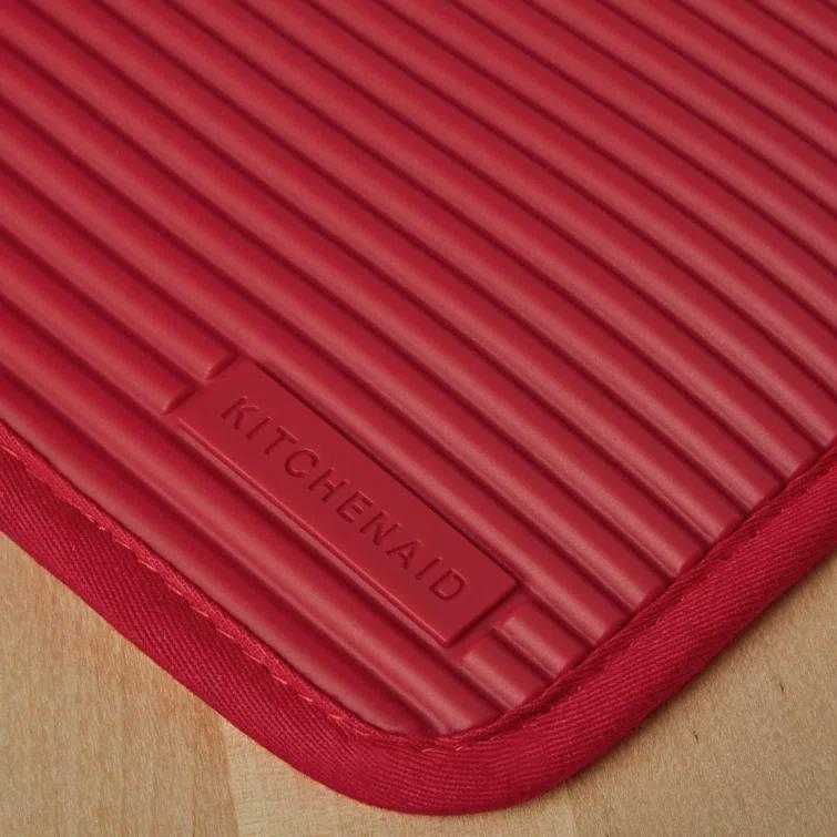 KitchenAid Ribbed Soft Silicone Potholder (Set of 2)