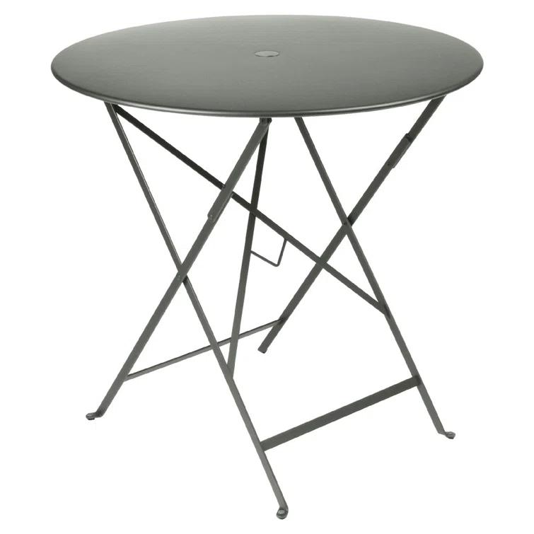 Bistro Round Metal Outdoor Folding Bistro Table
