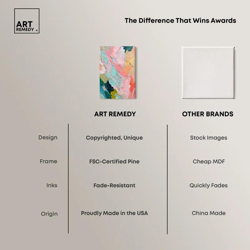 Art Remedy Pastel Layers Canvas Pastel Wall Art by Art Remedy