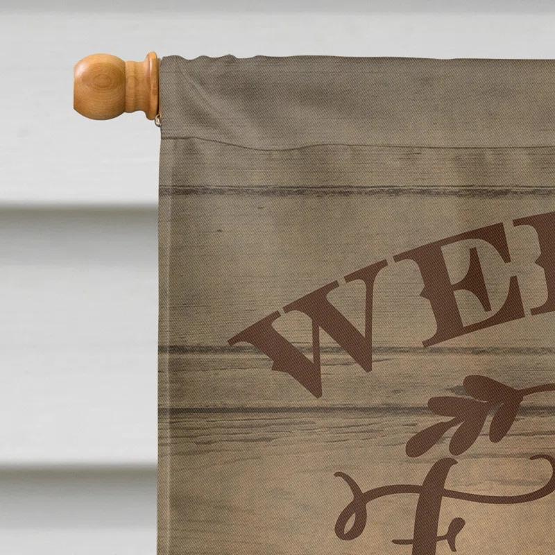 Caroline's Treasures Double Sided 40'' H x 28'' W Polyester House Flag