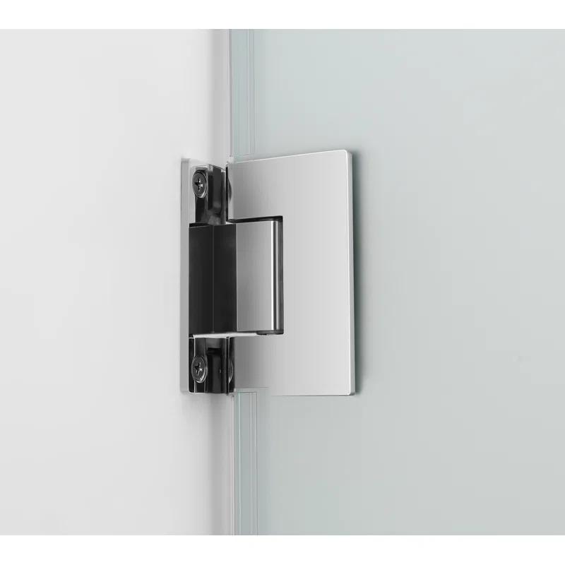 Belmore 48 x 72 Hinged Frameless Shower Door
