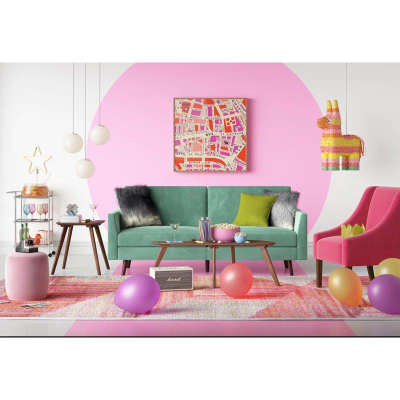 Saro Mongolian Lamb Pillows Abstract Throw Pillow